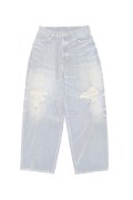   mindseeker マインドシーカー Knee Crash Buggy Denim Jeans {-BES}  :MSH-232-008-VWBLU 