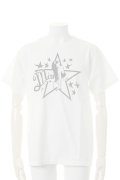   Marbles マーブルズ PIGMENT DYED JERSEY T-SHIRT #GIRL STAR{MST-S18SP01-WHT-AHS}