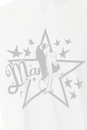 画像4:  {SOLD} Marbles マーブルズ PIGMENT DYED JERSEY T-SHIRT #GIRL STAR{MST-S18SP01-WHT-AHS}