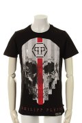 PHILIPP PLEIN HOMME フィリッププレインオム T-shirt Round Neck SS "My Plein"{-AGS}