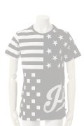   PHILIPP PLEIN HOMME フィリッププレインオム T-shirt Round Neck SS "Aplike"{-AGS}