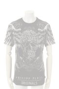  {SOLD} PHILIPP PLEIN HOMME フィリッププレインオム T-shirt Round Neck SS "Laurel"{-AGS}