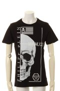 PHILIPP PLEIN HOMME フィリッププレインオム T-Shirt Round Neck SS"Cory"{-AGA}