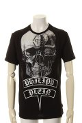 PHILIPP PLEIN HOMME フィリッププレインオム T-Shirt Round Neck SS"Utako hotfix"{-AGA}