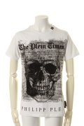 PHILIPP PLEIN HOMME フィリッププレインオム T-Shirt Round neck SS "Use"{-AGA}