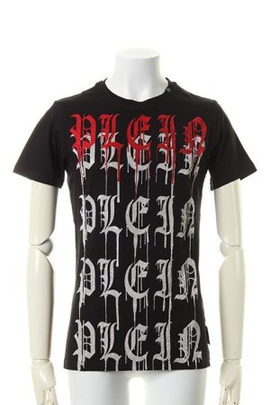 画像1: 【 50%OFF セール｜96,800円→48,400円】 PHILIPP PLEIN HOMME フィリッププレインオム T-shirt Round Neck SS "Change-S"{-AHS}