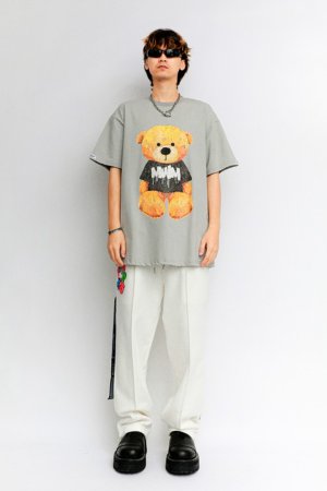 画像3: MOD WAVE MOVEMENT モッドウェイブムーブメント TEDDY T-SHIRT{-BFS}