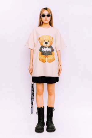 画像11: {お取り寄せ}MOD WAVE MOVEMENT モッドウェイブムーブメント TEDDY T-SHIRT{-BES}