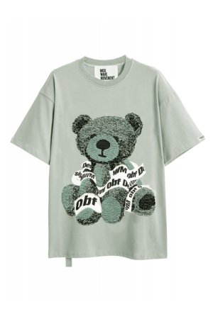画像1: MOD WAVE MOVEMENT モッドウェイブムーブメント TEDDY T-SHIRT{-BFS}