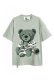 画像1: MOD WAVE MOVEMENT モッドウェイブムーブメント TEDDY T-SHIRT{-BFS} (1)