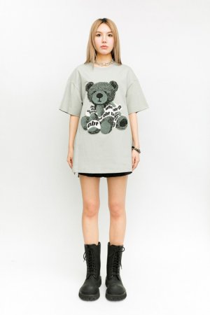 画像5: MOD WAVE MOVEMENT モッドウェイブムーブメント TEDDY T-SHIRT{-BFS}