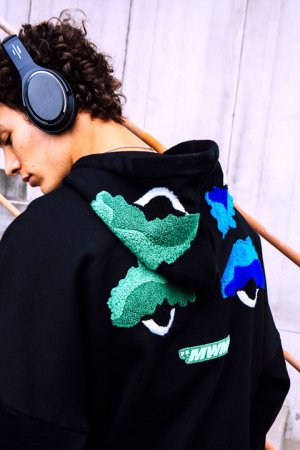 画像6: {お取り寄せ}MOD WAVE MOVEMENT モッドウェイブムーブメント HOODIE WITH EYES{E-}{-BDA}