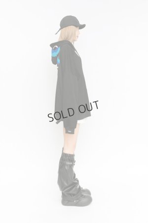 画像11: {SOLD}MOD WAVE MOVEMENT モッドウェイブムーブメント HOODIE WITH EYES{-BDA}
