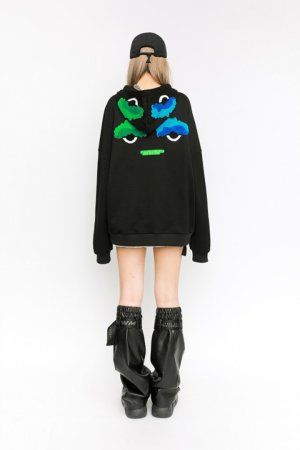 画像12: {お取り寄せ}MOD WAVE MOVEMENT モッドウェイブムーブメント HOODIE WITH EYES{E-}{-BDA}