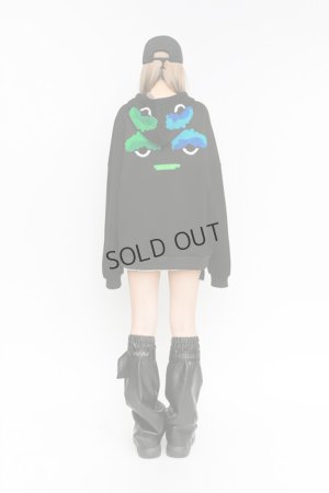 画像12: {SOLD}MOD WAVE MOVEMENT モッドウェイブムーブメント HOODIE WITH EYES{-BDA}