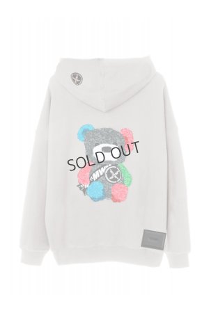 画像2: {SOLD}MOD WAVE MOVEMENT モッドウェイブムーブメント TEDDY HOODIE{-BDA}
