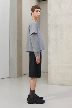 画像3: 【24SS新作】Neil Barrett ニールバレット Slim Dropped Shoulder Double Layer Sweatshirt{-BDS}