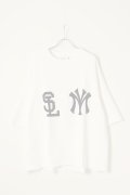   SLAVE OF MAYO スレイブオブメイヨー numbering patchwork raglan sweat cut sew{-BBA}(sof)