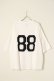 画像2: {SOLD}SLAVE OF MAYO スレイブオブメイヨー numbering patchwork raglan sweat cut sew{-BBA} (2)