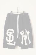   SLAVE OF MAYO スレイブオブメイヨー emblem patchwork sarouel sweat pants{-BBA}(sof)