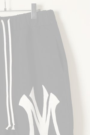 画像2:   SLAVE OF MAYO スレイブオブメイヨー emblem patchwork sarouel sweat pants{-BBA}(sof)
