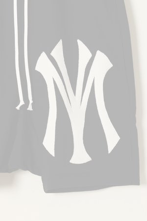 画像4:   SLAVE OF MAYO スレイブオブメイヨー emblem patchwork sarouel sweat pants{-BBA}(sof)