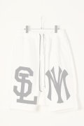   SLAVE OF MAYO スレイブオブメイヨー emblem patchwork sarouel sweat pants{-BBA}(sof)