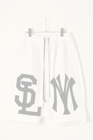 画像1:   SLAVE OF MAYO スレイブオブメイヨー emblem patchwork sarouel sweat pants{-BBA}(sof)