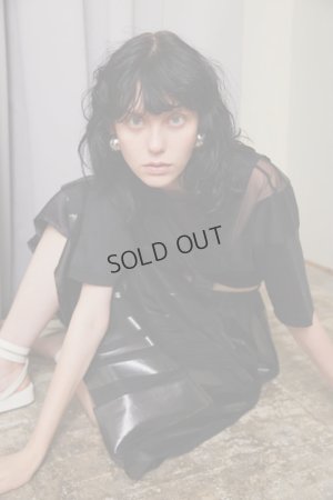 画像6: {SOLD}NAKAGAMI ナカガミ メッシュショルダーＴシャツ{-BBS}