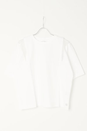 画像1:  {SOLD} NAKAGAMI ナカガミ メッシュショルダーＴシャツ{-BBS}