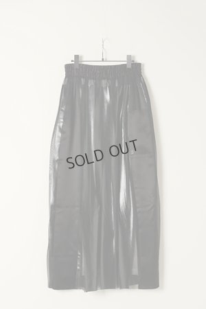 画像2: {SOLD}NAKAGAMI ナカガミ ハンドプリーツスカート(ラバープリント）{-BBS}