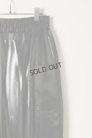 画像3: {SOLD}NAKAGAMI ナカガミ ハンドプリーツスカート(ラバープリント）{-BBS}