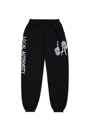 画像1: LOCAL AUTHORITY ローカルオーソリティ LA BONES FLEECE PANT{-BES}