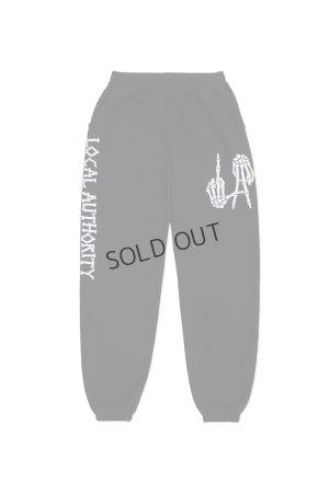 画像1: {SOLD}LOCAL AUTHORITY ローカルオーソリティ LA BONES FLEECE PANT{-BES}