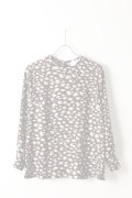  {SOLD} Kaon カオン ANIMAL PRINT BACK PLETTS TOPS{-AIS}