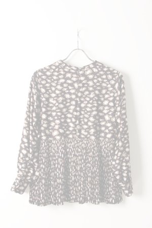 画像2:  {SOLD} Kaon カオン ANIMAL PRINT BACK PLETTS TOPS{-AIS}