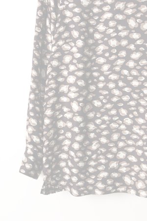 画像4:  {SOLD} Kaon カオン ANIMAL PRINT BACK PLETTS TOPS{-AIS}