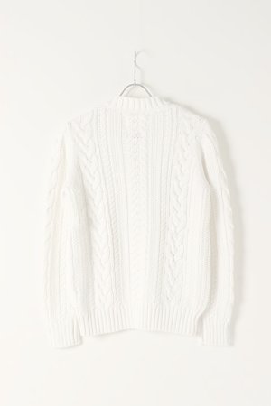 画像5:   9200 by attack the mind 7 キュウセンニヒャク by アタックザマインドセブン Cable V-neck pullover long sleeve{-AFA}