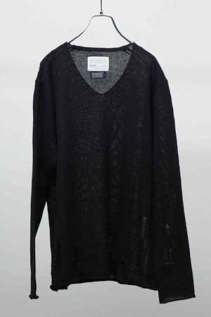 画像2: 【周年記念 24%OFF ｜16,280円→12,373円】 9200 by attack the mind 7 キュウセンニヒャク by アタックザマインドセブン V-NECK CLASH PULLOVER{NB-047LC01-99-AHS}