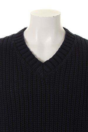 画像4: 9200 by attack the mind 7 キュウセンニヒャク by アタックザマインドセブン Drop shoulder cable V-NECK PULLOVER{NB-050CT01-57-AHS}