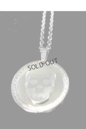 画像1: {SOLD}lucien pellat-finet ルシアン ペラフィネ SKULL metal necklace{-AFS}