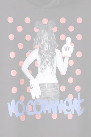 画像4:   NO COMMENT PARIS ノーコメントパリ 【Japan Limited】 HOOD dot girl{NC-HDL.LTN118-BLK-AIS}