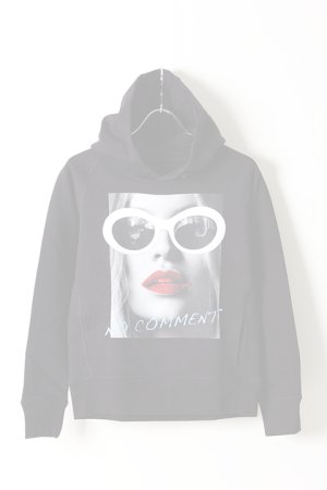 画像1:   NO COMMENT PARIS ノーコメントパリ 【Japan Limited】 HOOD wht glasses{NC-HDL.LTN143-BLK-AIS}