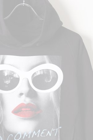 画像3:   NO COMMENT PARIS ノーコメントパリ 【Japan Limited】 HOOD wht glasses{NC-HDL.LTN143-BLK-AIS}