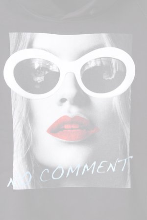 画像4:   NO COMMENT PARIS ノーコメントパリ 【Japan Limited】 HOOD wht glasses{NC-HDL.LTN143-BLK-AIS}
