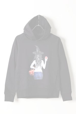画像1:   NO COMMENT PARIS ノーコメントパリ 【Japan Limited】 HOOD witch apple{NC-HDL.LTN147-BLK-AIS}