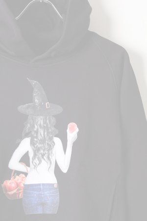 画像3:   NO COMMENT PARIS ノーコメントパリ 【Japan Limited】 HOOD witch apple{NC-HDL.LTN147-BLK-AIS}
