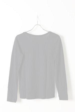 画像2:   NO COMMENT PARIS ノーコメントパリ 【Japan Limited】L/S L-CREW wht glasses{NC-LTL.LTN143-BLK-AIS}