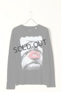 NO COMMENT PARIS ノーコメントパリ glamour Lost liberty ref` L/S{NC-LTM.GLAM10-BLK-AFA}