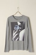 【 60%OFF セール｜12,100円→4,840円】 NO COMMENT PARIS ノーコメントパリ glamour blue daiamond ref` L/S{NC-LTM.GLAM17-GRY-AFA}